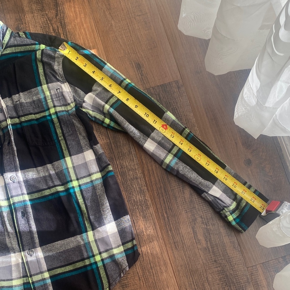Bundle Wonder Nation Black and White Plaid Shirt - Picture 11 of 16